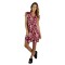 VESTIDO S-XXL ROSA ABSTR