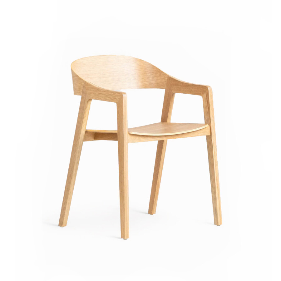 Silla Oslo Brazos Natural