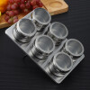 Set 6 especieros imantados con soporte de acero Set 6 especieros imantados con soporte de acero