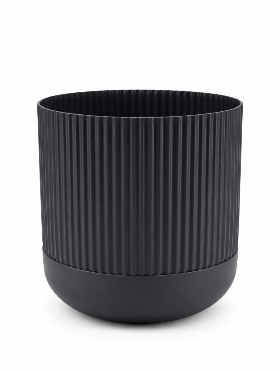 MACETA NOSTALGIA 4 L - NEGRO. 