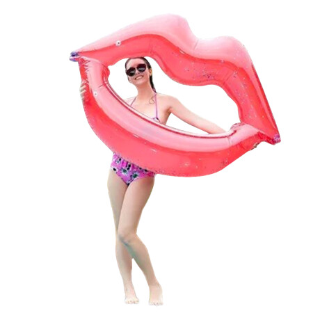 Inflable Labios Gigante 1.8m Con Glitter Inflable Labios Gigante 1.8m Con Glitter