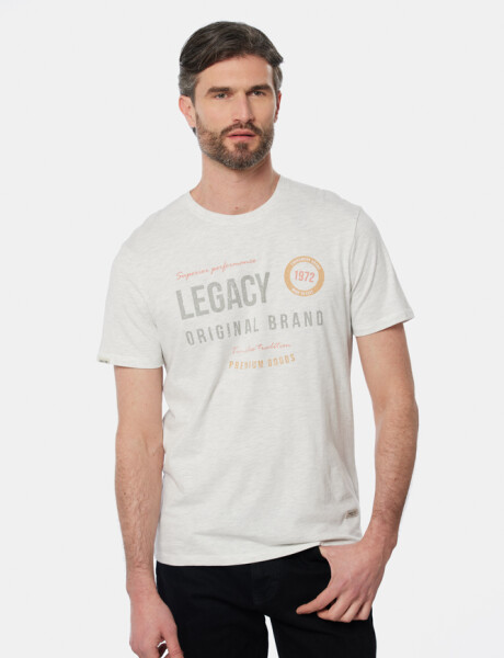 REMERA ESTAMPADA Gris