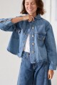 CAMPERA JEAN Azul