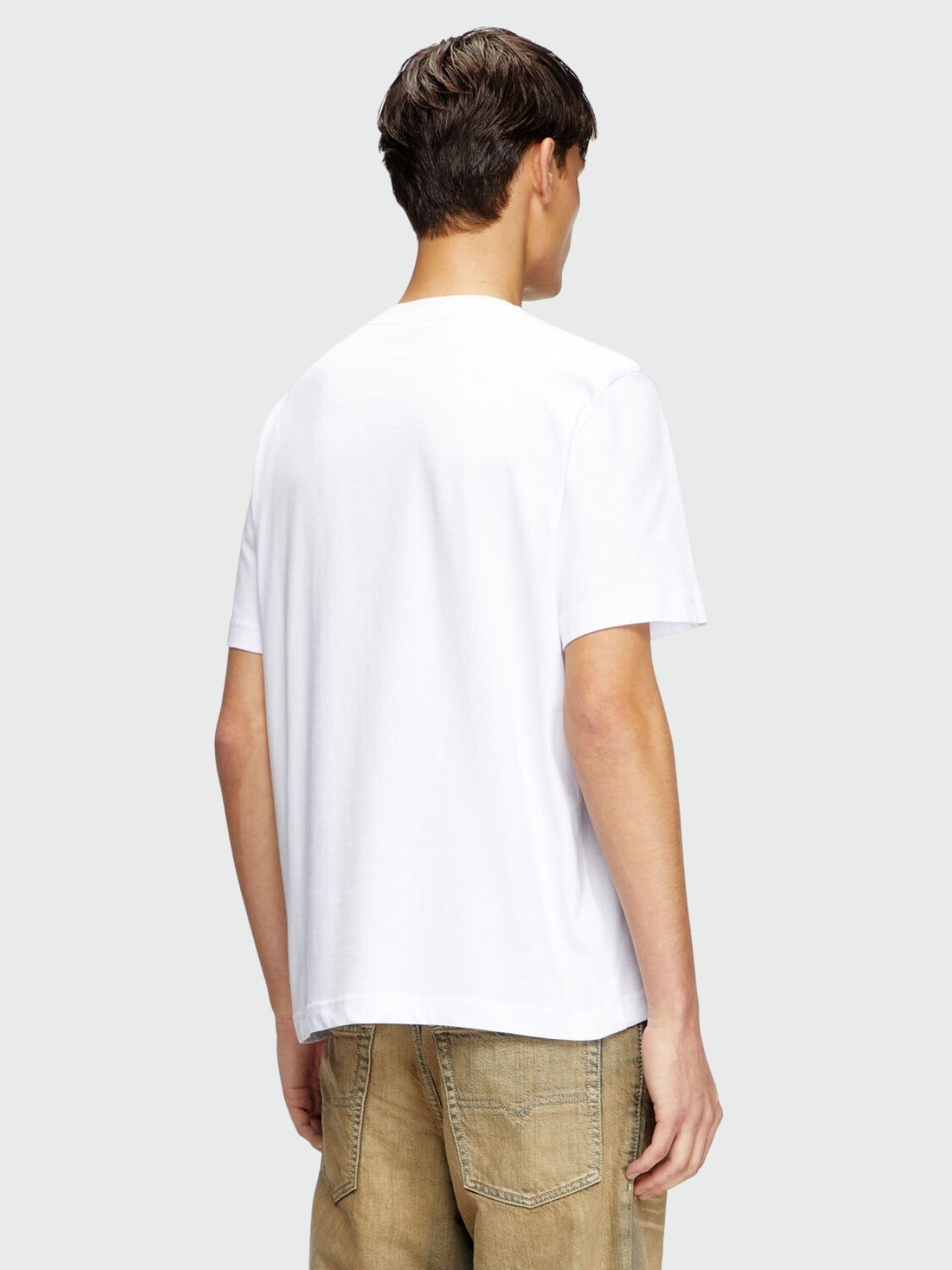 DIESEL - Remera T-ADJUST-BIGOVA Blanco