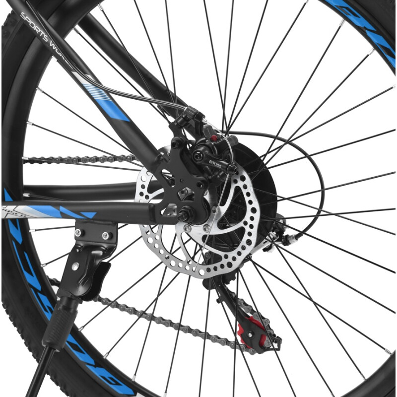 Bicicleta Montaña Rodado 26 Con 21 De Velocidad Aro 26 Azul
