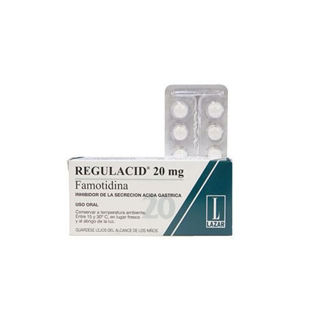 Regulacid 20 mg x 20 Comprimidos – Control de Acidez Estomacal