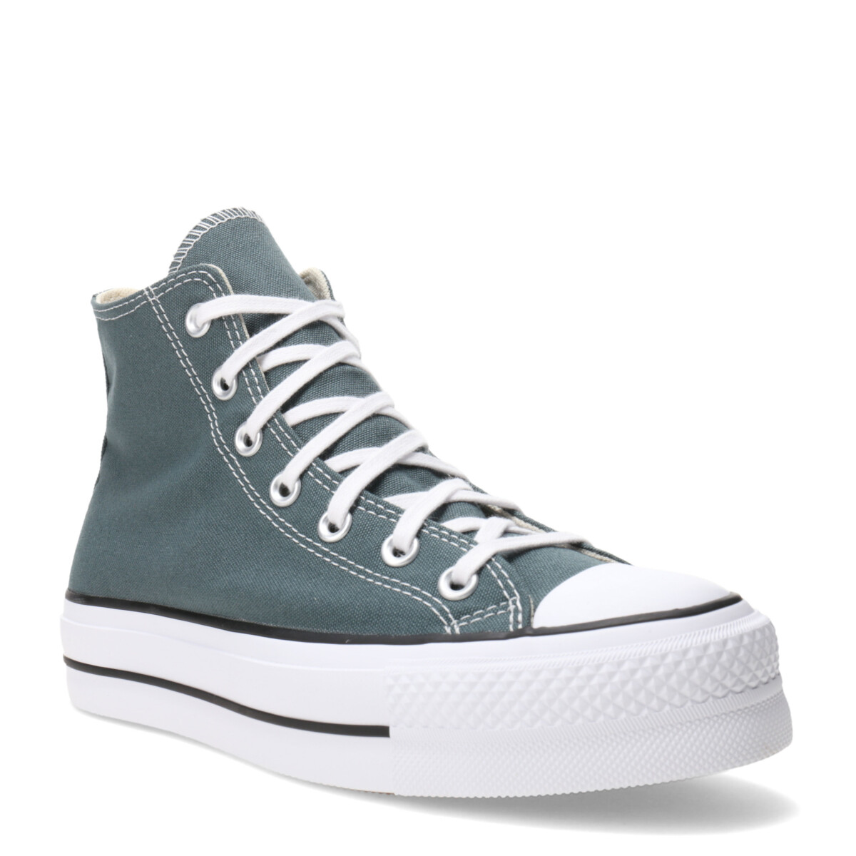 Championes de Mujer Converse Ctas Lift HI Plataforma - Verde Oscuro 