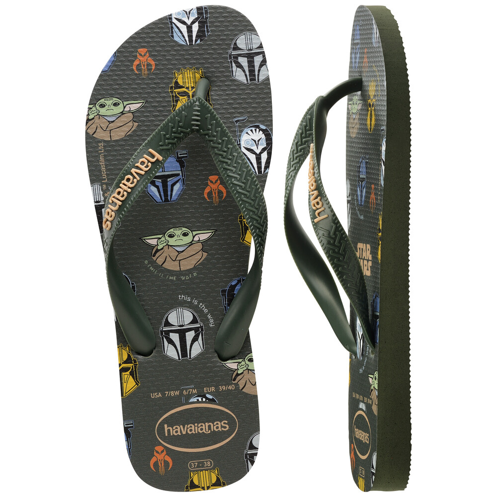 Sandalias Havaianas Star Wars Hombre Verde Oliva