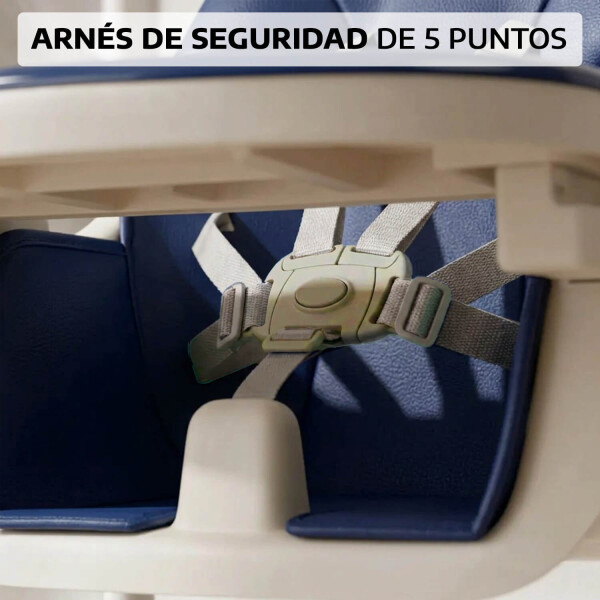 Silla De Bebe Para Comer Plegable Asiento 2 En 1 Arnes Cinturon Seguridad 3 Puntos Imback Color Azul Silla De Bebe Para Comer Plegable Asiento 2 En 1 Arnes Cinturon Seguridad 3 Puntos Imback Color Azul