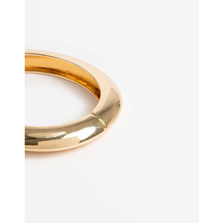 Pulsera Rígida Metal Bold Dorado