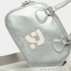 Mini bag Active Studio en efecto charol arrugado Metalizado