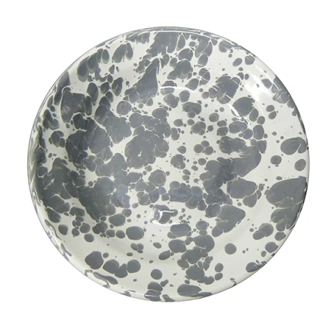 Plato Esmaltado 20 cm GRIS