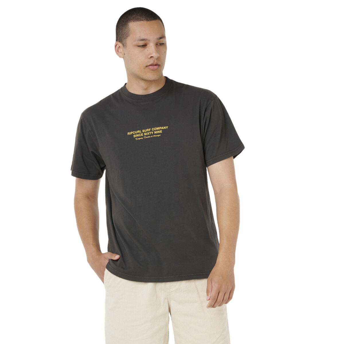 Remera Rip Curl Mod Cali Medallion - Negro 