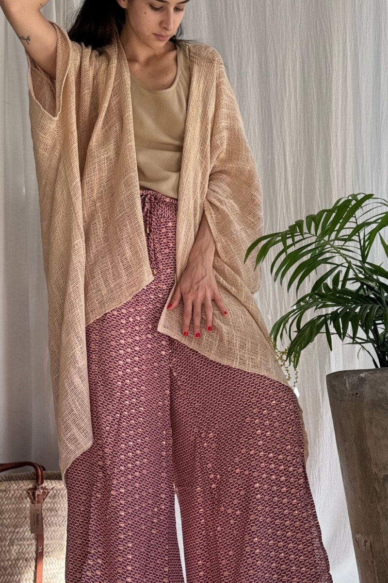 Pantalón Bruma Rosa con dorado