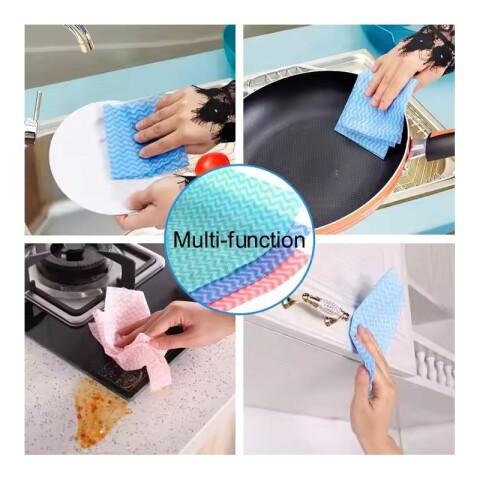 Trapo multiuso reutilizable desechable en rollo por 45 paños Trapo Multiuso Reutilizable Desechable En Rollo Por 45 Paños