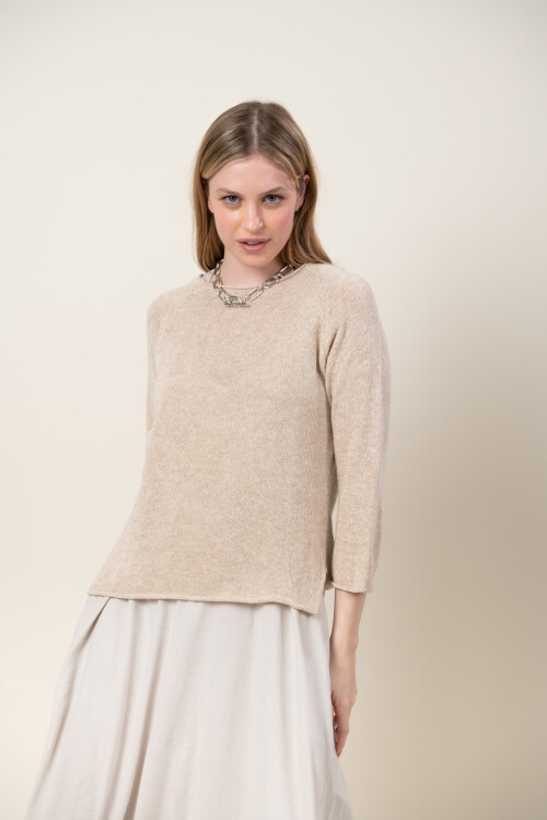 Sweater Donna Beige