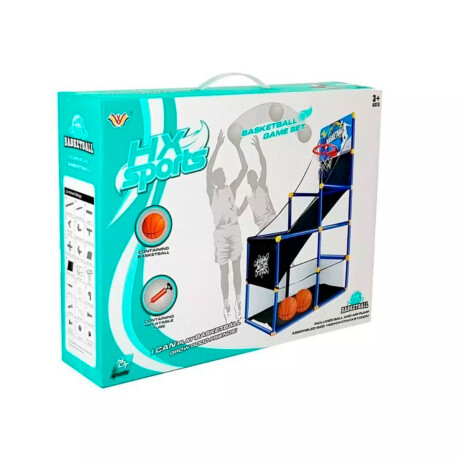 Tablero Basket Lanzador Armable + 2 Pelotas + Inf Bkt001019