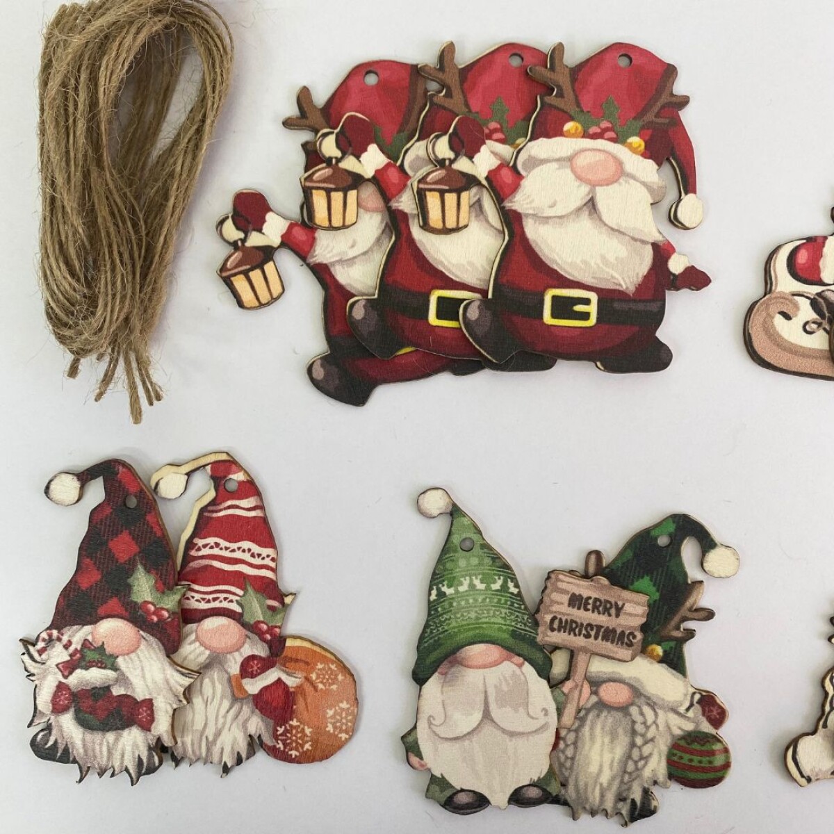 Set x 24 colgantes Santa Claus - N/a 