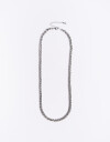 Collares Largos Metal Collar Largo Mix Cadenas - Plateado Rodio