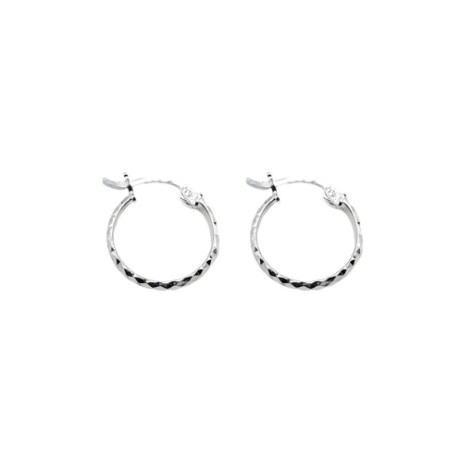 Par de aros de plata 925. Par de aros de plata 925.