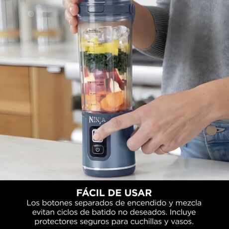 Licuadora Ninja Blast portátil Bc151eubk Azul