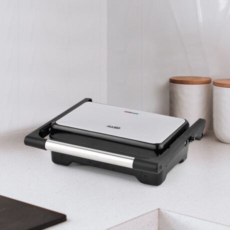 Plancha Grill Allied AL-PG1500 1500W 2 Placas Ub NEGRO-GRIS