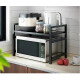 Estante organizador para microondas NEGRO
