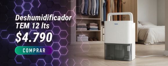 Deshumidificador TEM 12 Lts
