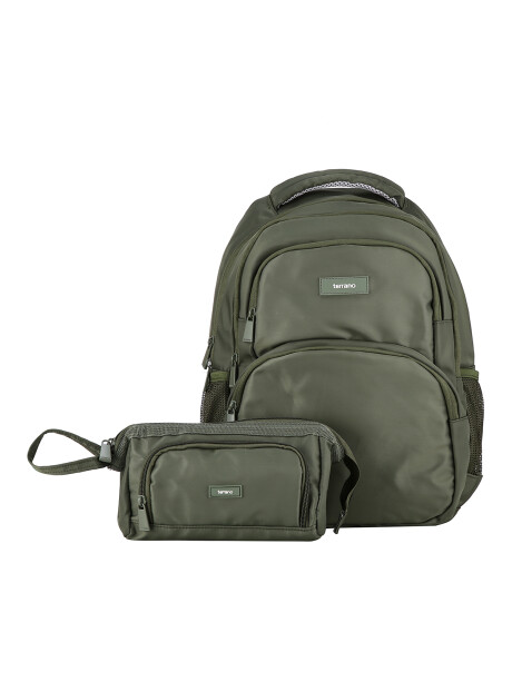 Kit Mochila y Cartuchera Quid AirFlow Verde