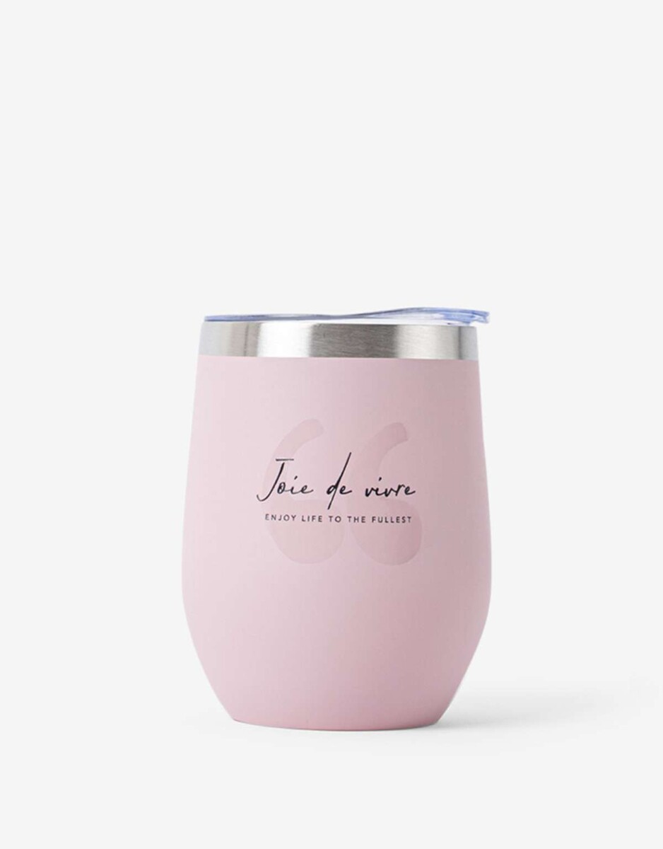 Vaso Metálico Joie De Vivre - Rosa Polvo 