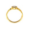 Anillo Solitario-Oro bajo-Piedra Zirconia-AN8081 conpiedra