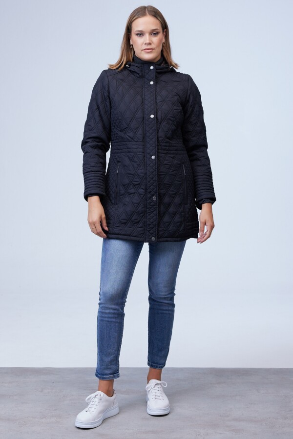Campera Capitoneada NEGRO