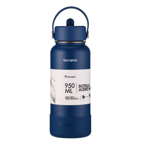 Botella Térmica con Pico 950mL. Azul
