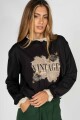 Sweater Vintage Negro