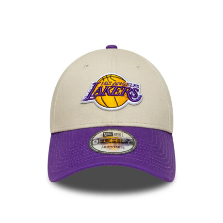 Gorro New Era Unisex - 9FORTY LA Lakers NBA - 60691266 WHITE/PURPLE
