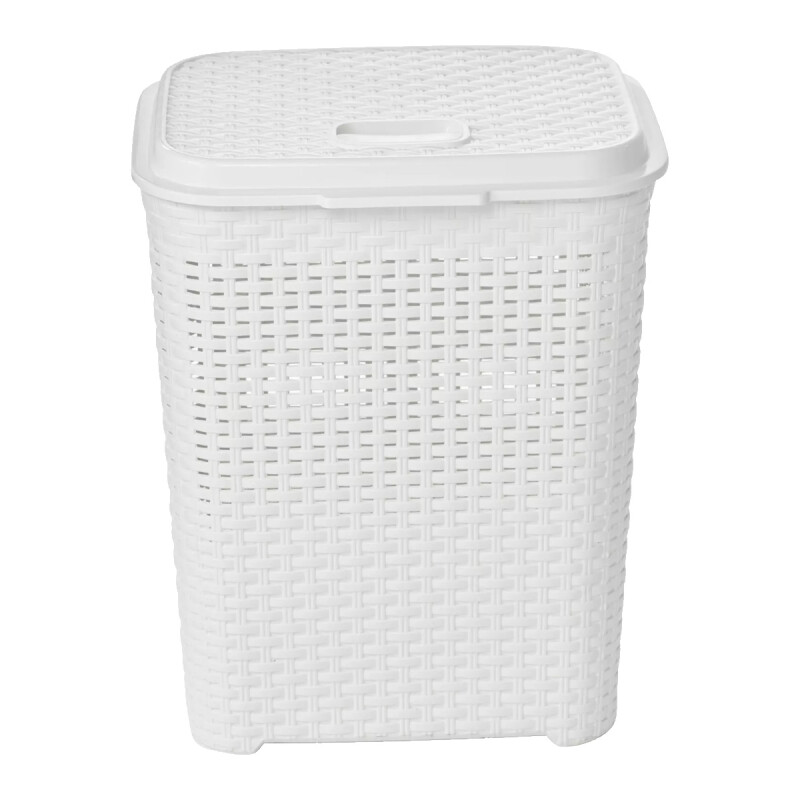 Cesto para ropa 45 lts BLANCO