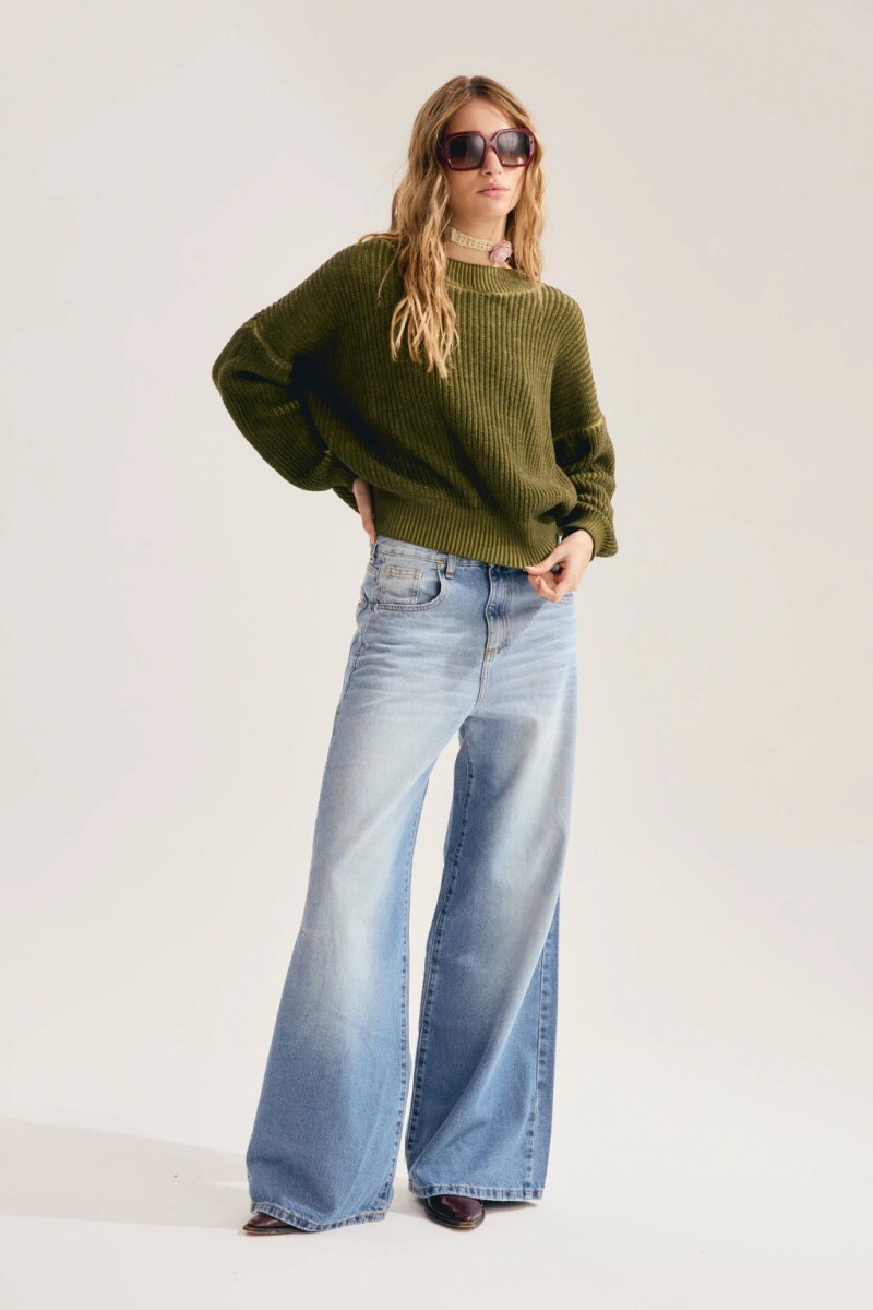 JEAN OVER BAGGY Celeste