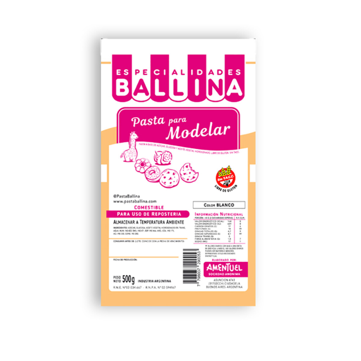 Pasta para Modelar 500 g 