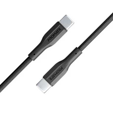 Cable de Datos Promate XCORD-CC USB-C a USB-C Negro 1 mt Cable de Datos Promate XCORD-CC USB-C a USB-C Negro 1 mt