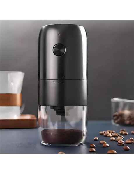 MOLINILLO CAFÉ ELECTRICO RECARGABLE NEGRO - 8X18,6CM MOLINILLO CAFÉ ELECTRICO RECARGABLE NEGRO - 8X18,6CM
