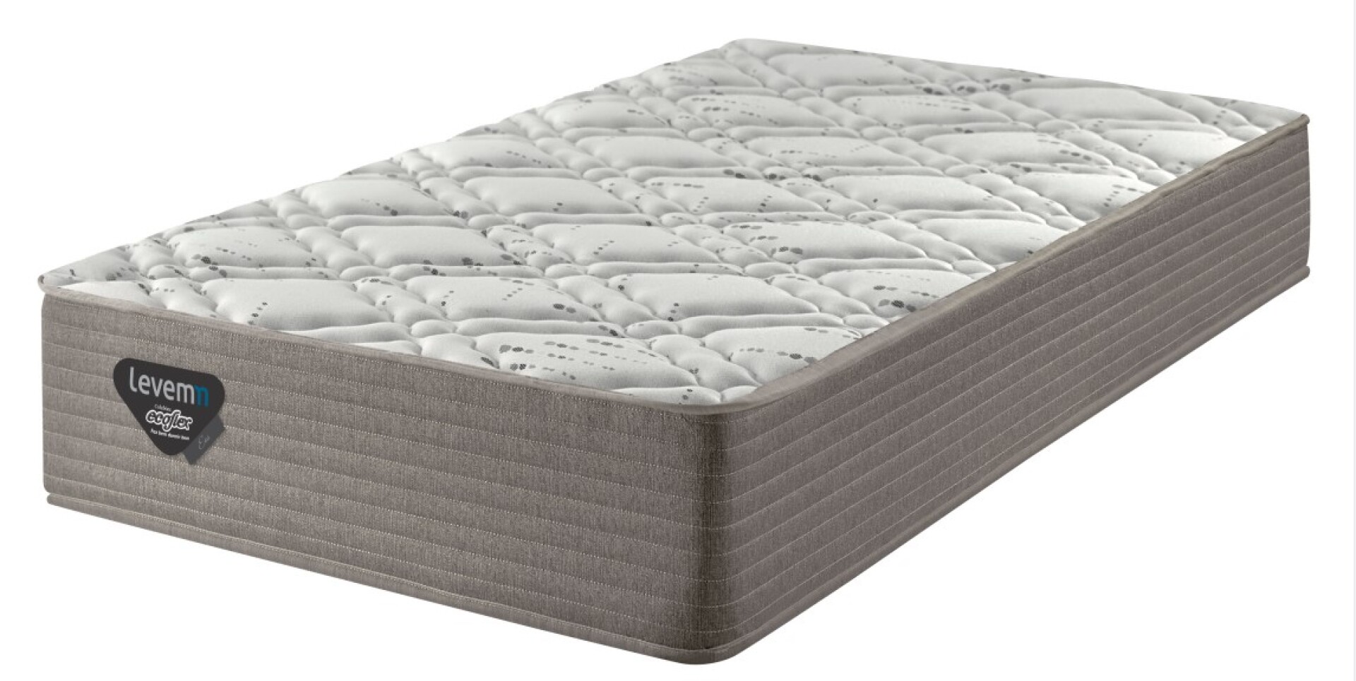 Colchón EOS ECOFLEX Resortes 1 Plaza 78 x 188 x 20 cm 