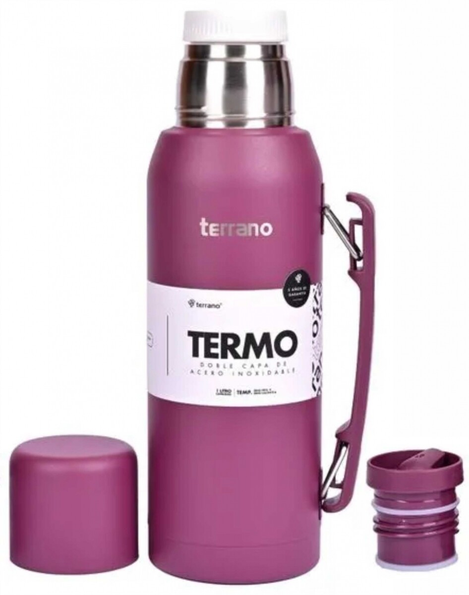 TERMO PREMIUM DE 1LT TERRANO CON MANIJA - GRAPE 