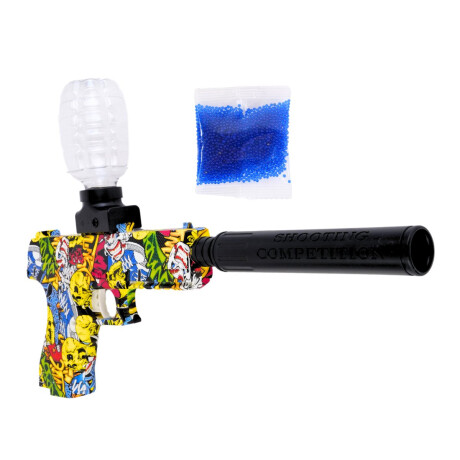 Pistola gel a bateria con silenciador Pistola gel a bateria con silenciador