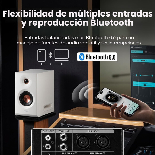 Parlantes Edifier Mr5 Estudio Bluetooth 110w BLANCO