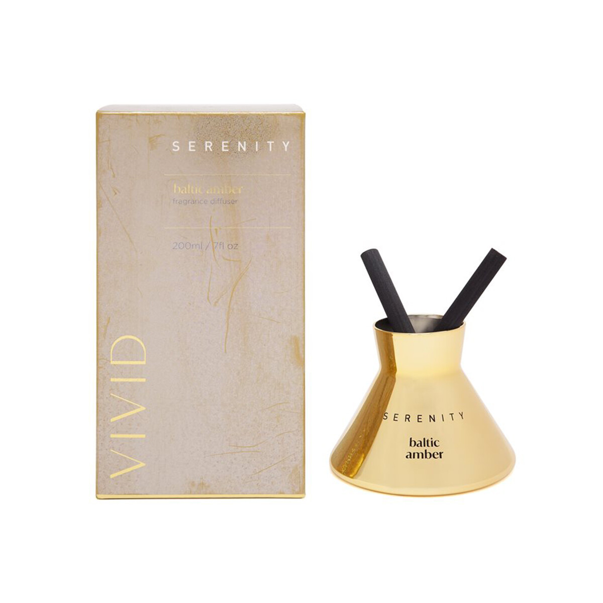 DIFUSOR SERENITY 200ML AMBAR BALTICO Y ALMIZCLE 
