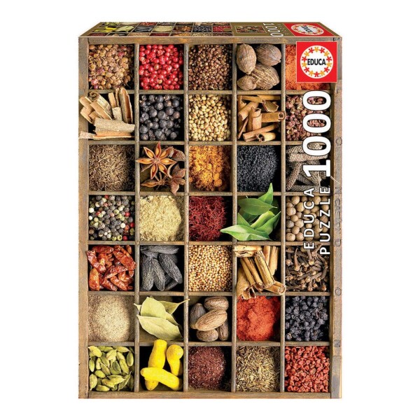 Puzzle Rompecabeza Educa Especias 1000 Piezas Didactico — Atrix