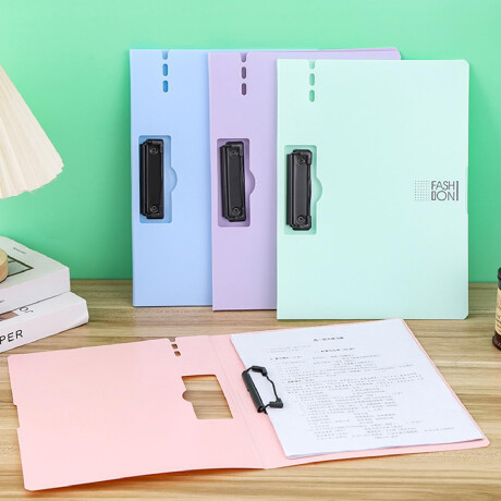 Tabla tipo carpeta A4 con tapa colores pastel Verde