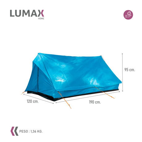 Carpa Lumax tipo Canadiense 2-3 personas Carpa Lumax tipo Canadiense 2-3 personas