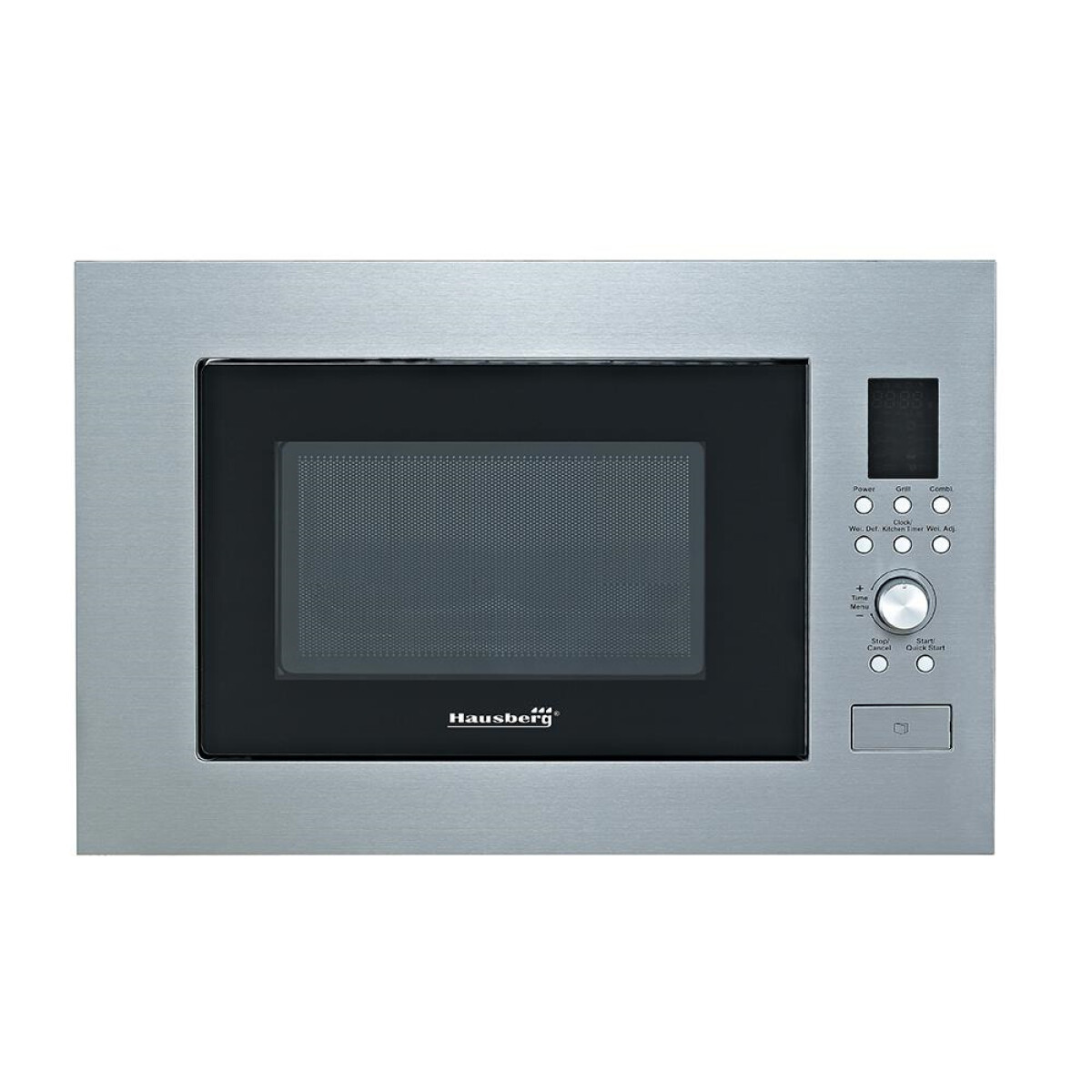 Microondas de empotrar con grill Inox. 25 Lts. Hausberg 
