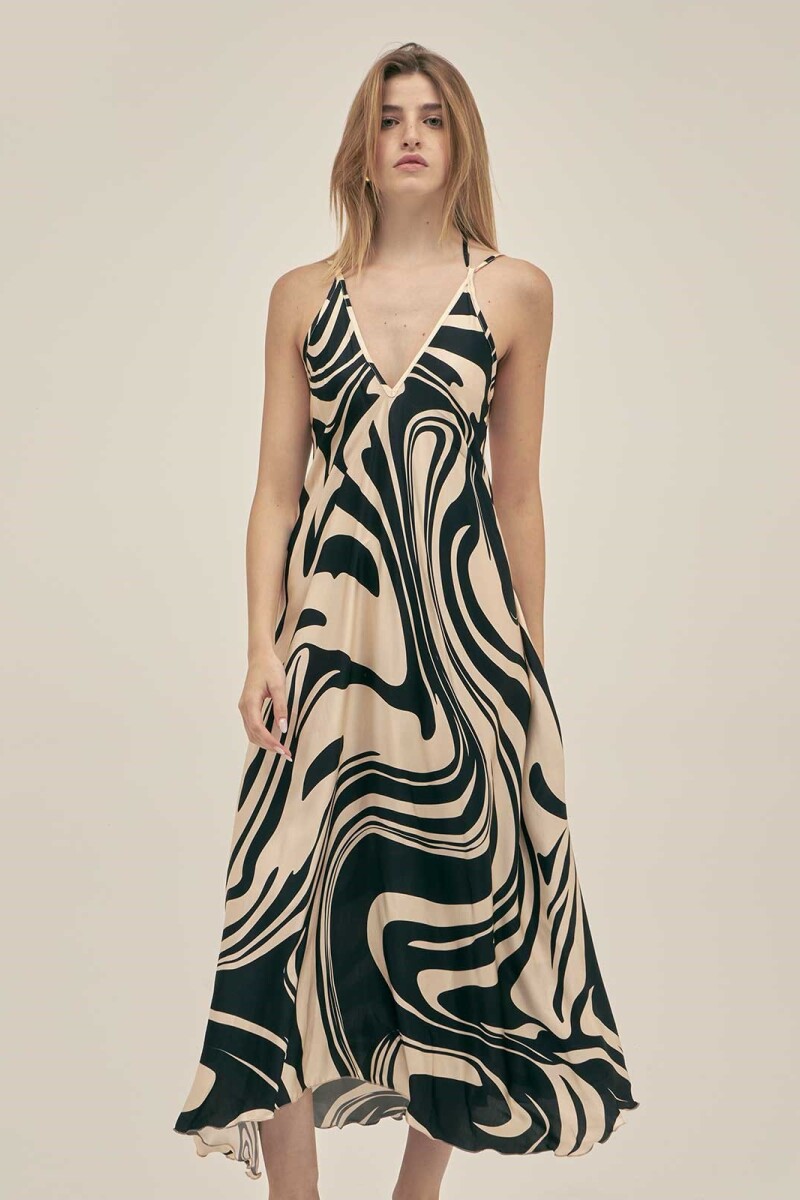 VICKY DRESS Marble